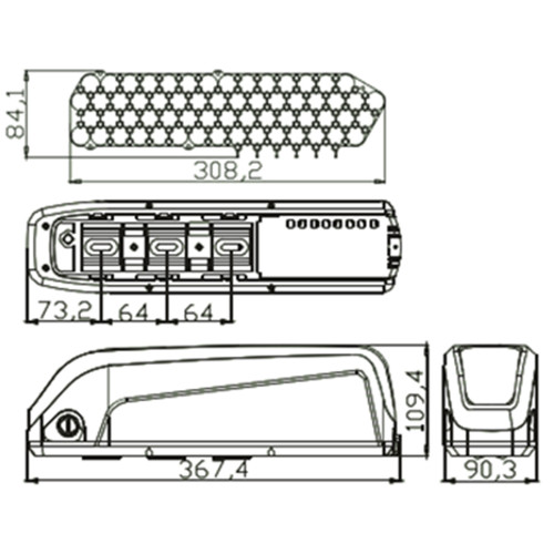 Корпус Hailong plus для 52 аккумуляторов 21700