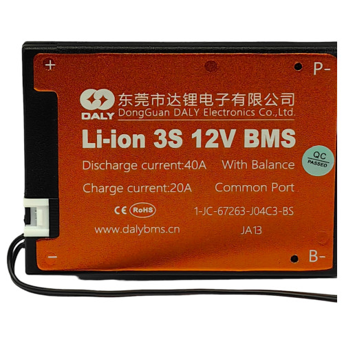 Плата балансировки Daly BMS 3S (12V) 40А Li ion